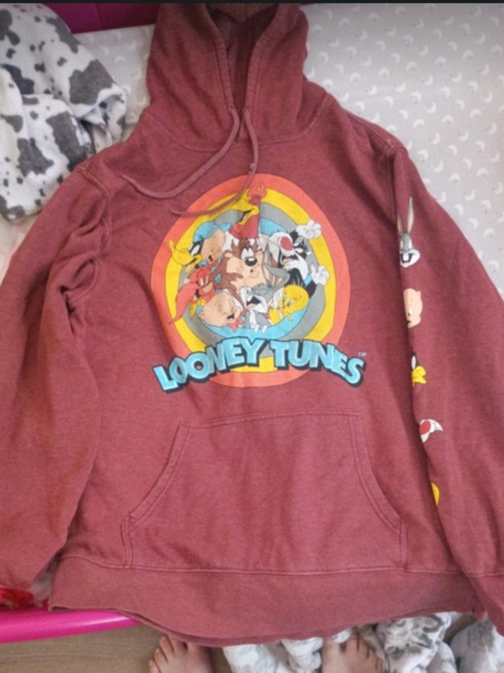 Warner Bros. Rust Looney Tunes Graphic Hoodie
